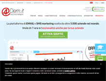 Tablet Screenshot of 4dem.it